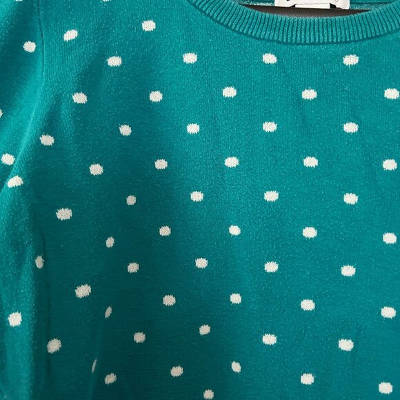 Vintage Liz Claiborne Polka Dot Sweater - Picture 7 of 7
